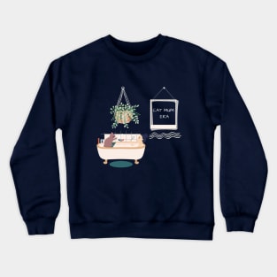 Cat mum era. Crewneck Sweatshirt